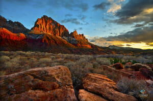 Zion National Park near St. George, Utah